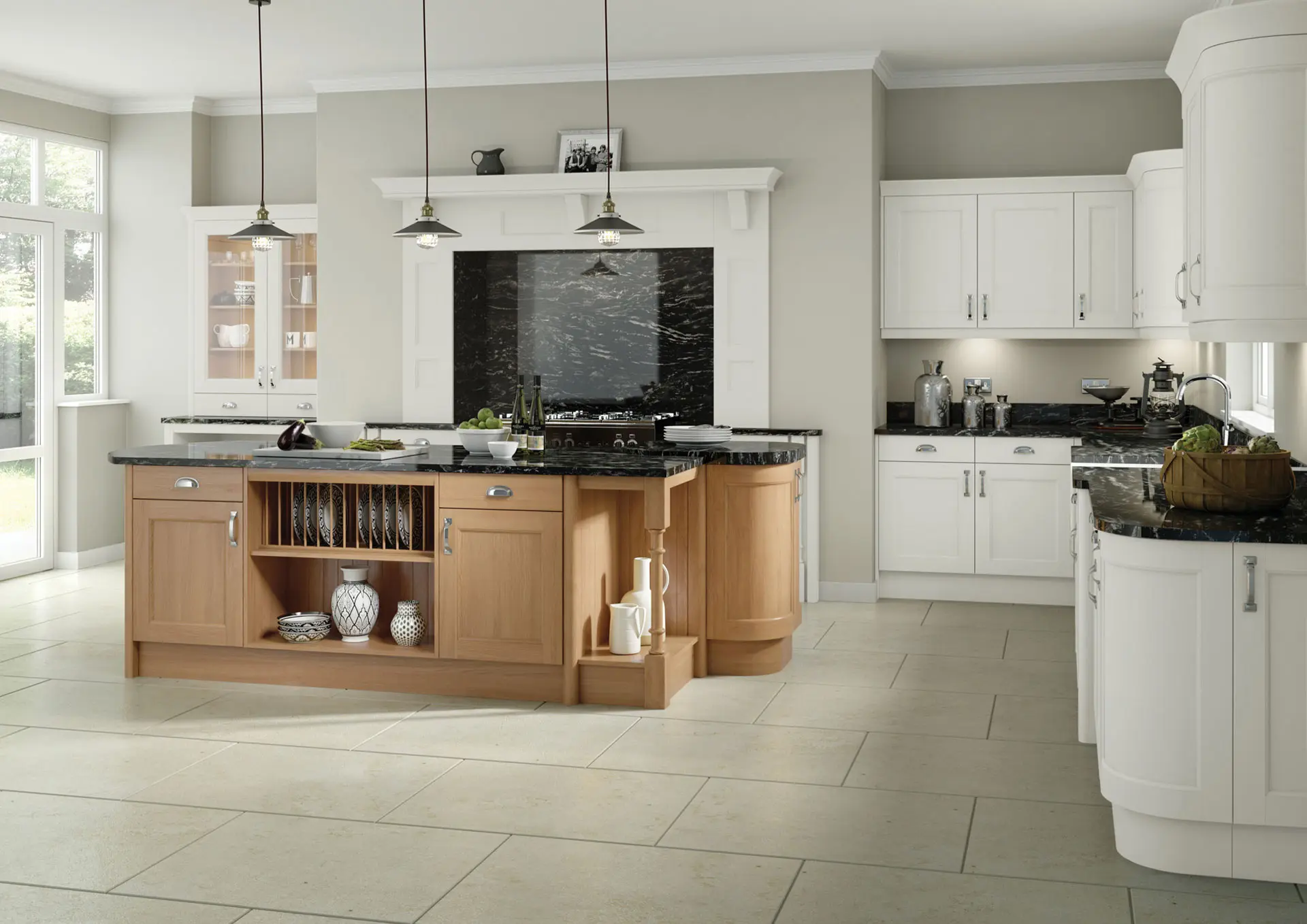 Caserta Kitchen Range showroom kitchen