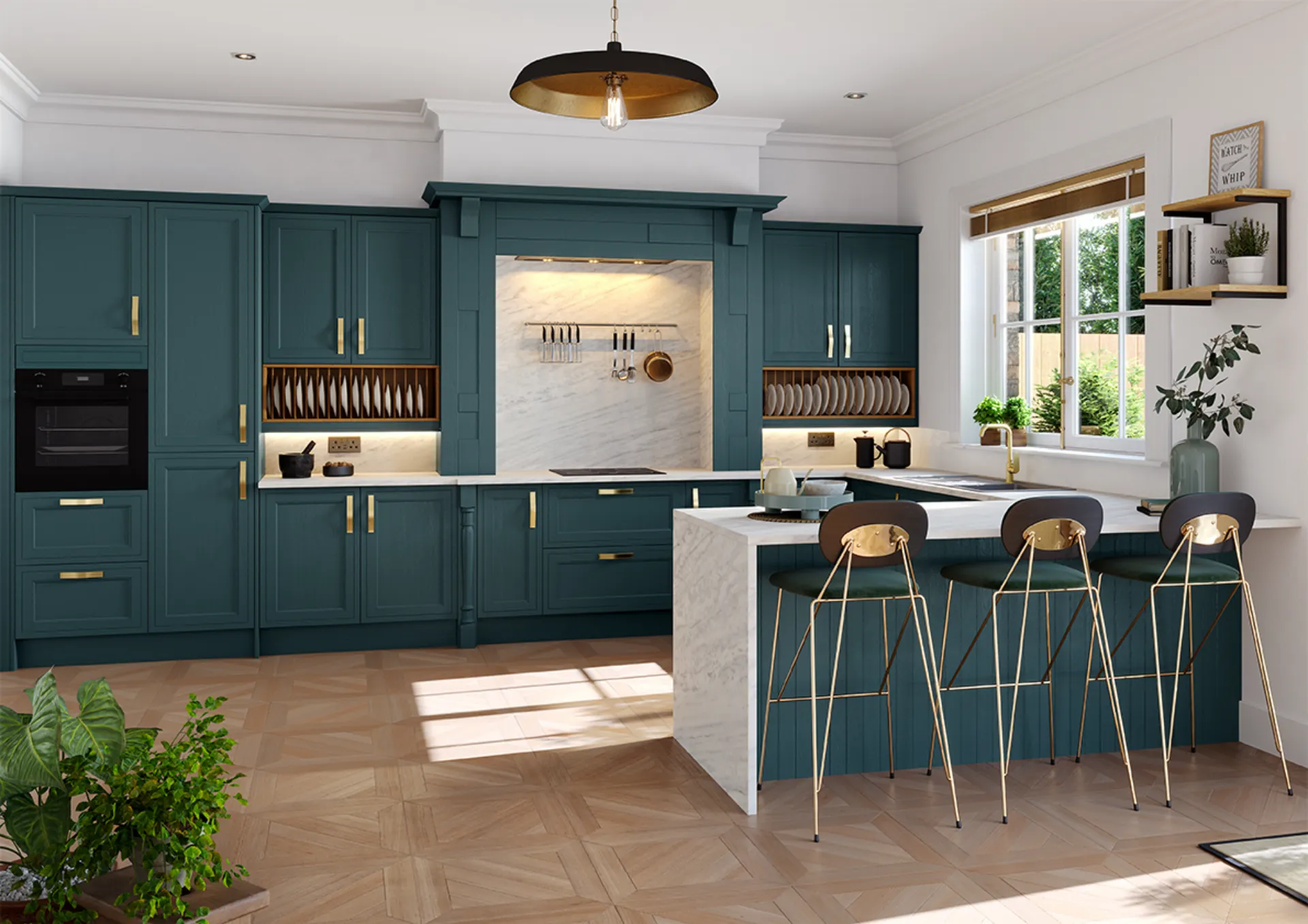 Contorno Savio Kitchen Range showroom kitchen