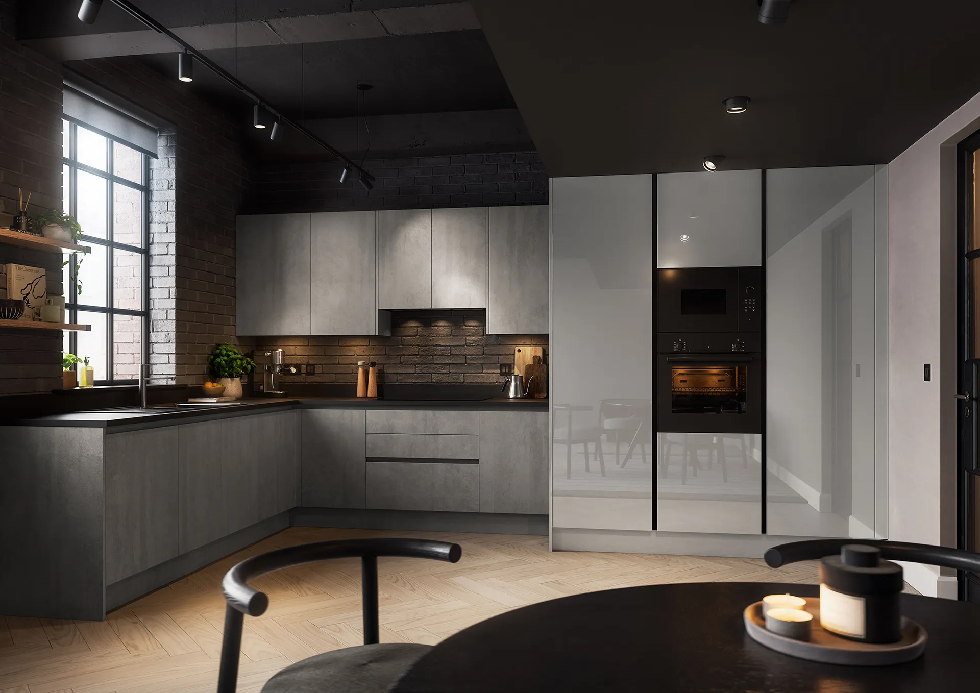 Quadra Concrete Kitchen Range kitchen range